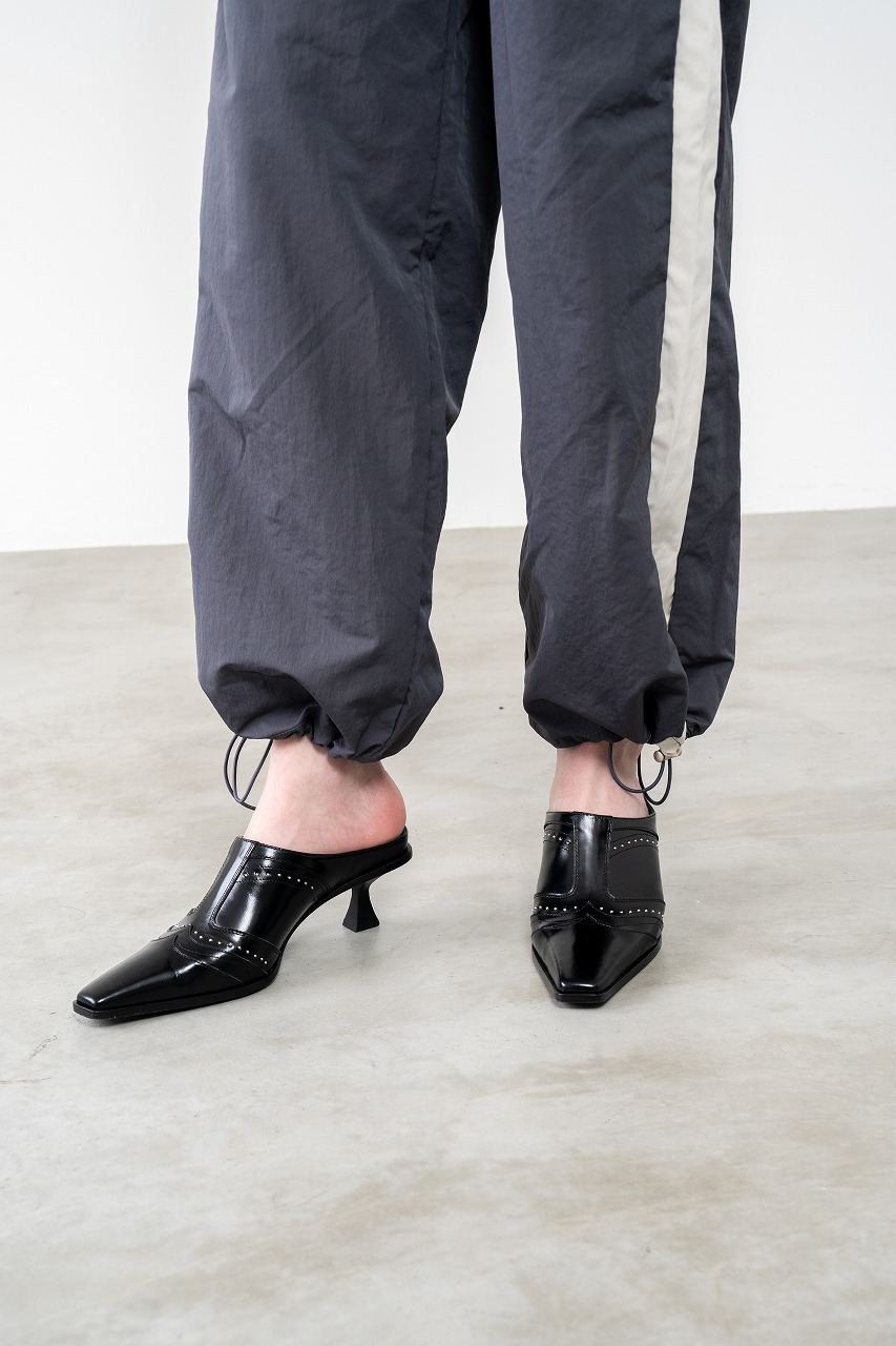 靴 SOPHIA LEATHER MULES (ALM.) SOPHIA LEATHER MULES （Black） -ALM. official web store