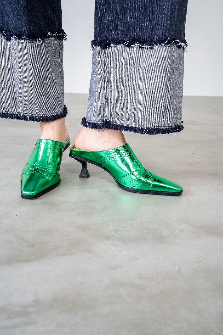 靴 SOPHIA LEATHER MULES (ALM.) SOPHIA LEATHER MULES （Black） -ALM. official web store