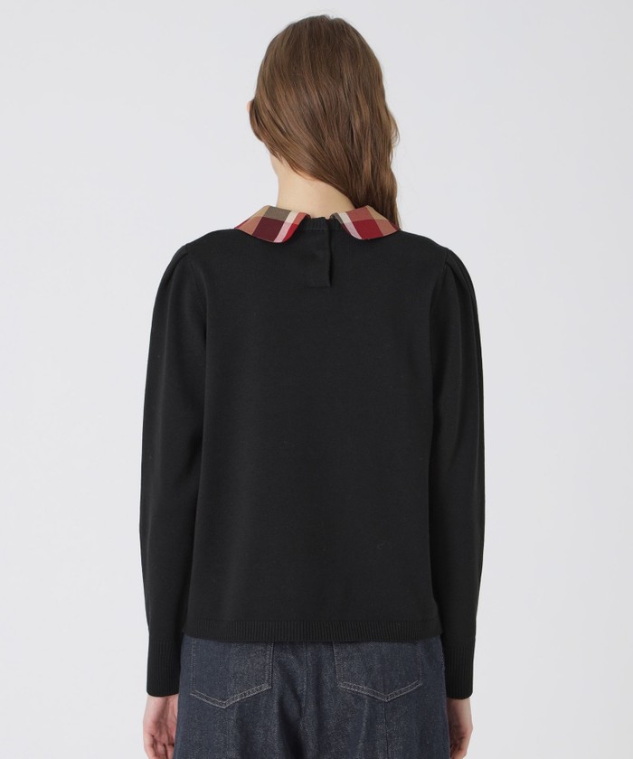 ぐ*ぴ様 ブルーレーベルクレストブリッジ 襟付きニット 38 ブルーレーベルクレストブリッジ BLUE LABEL CRESTBRIDGE 【(506870997