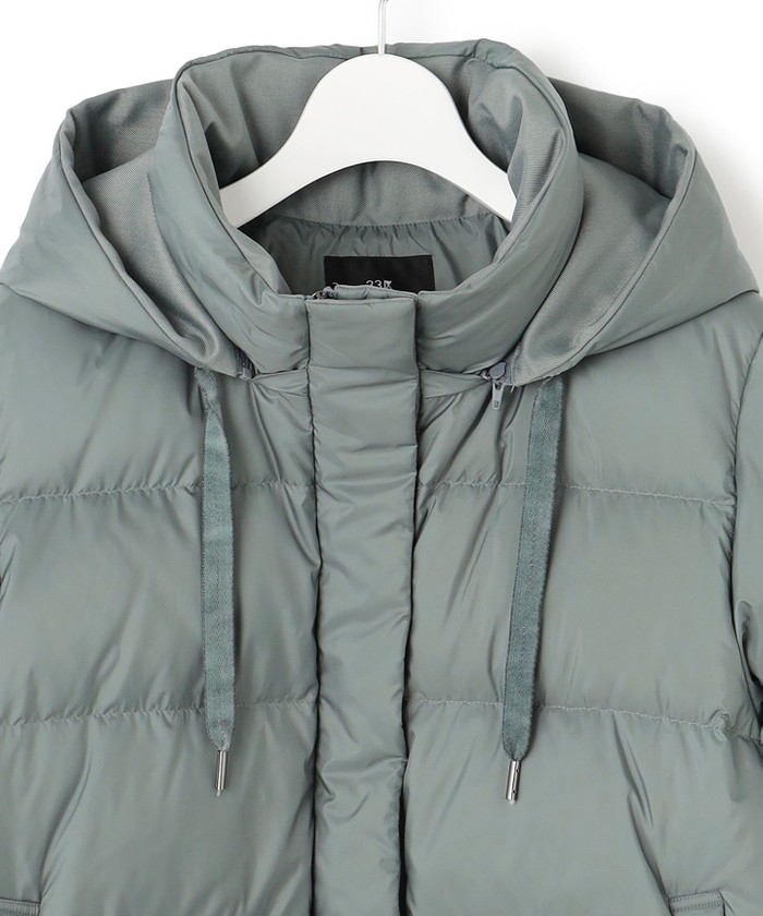 洗える/撥水加工】シレータフタ コンパクト ダウンコート(507495133