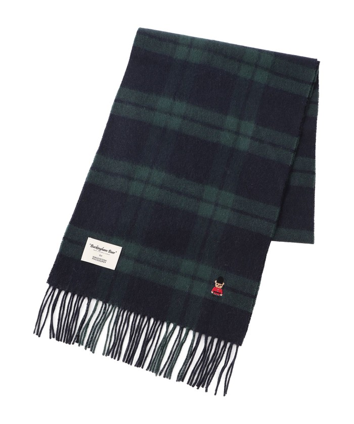 予約販売】バッキンガムベア ウォッシャブルウールカシミヤ チェック