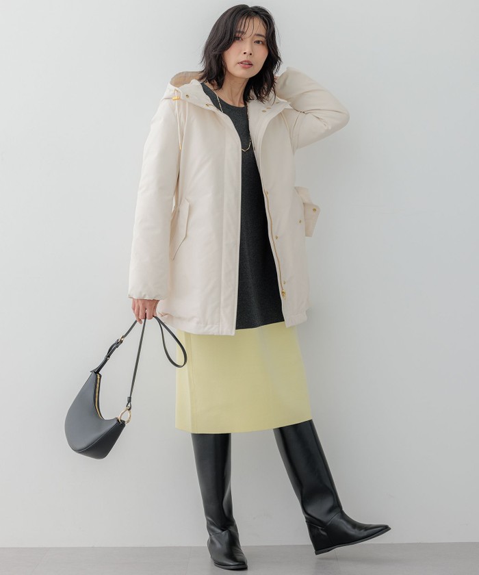 滝沢眞規子さん着用/一部店舗限定/撥水加工】ミリタリー ダウン