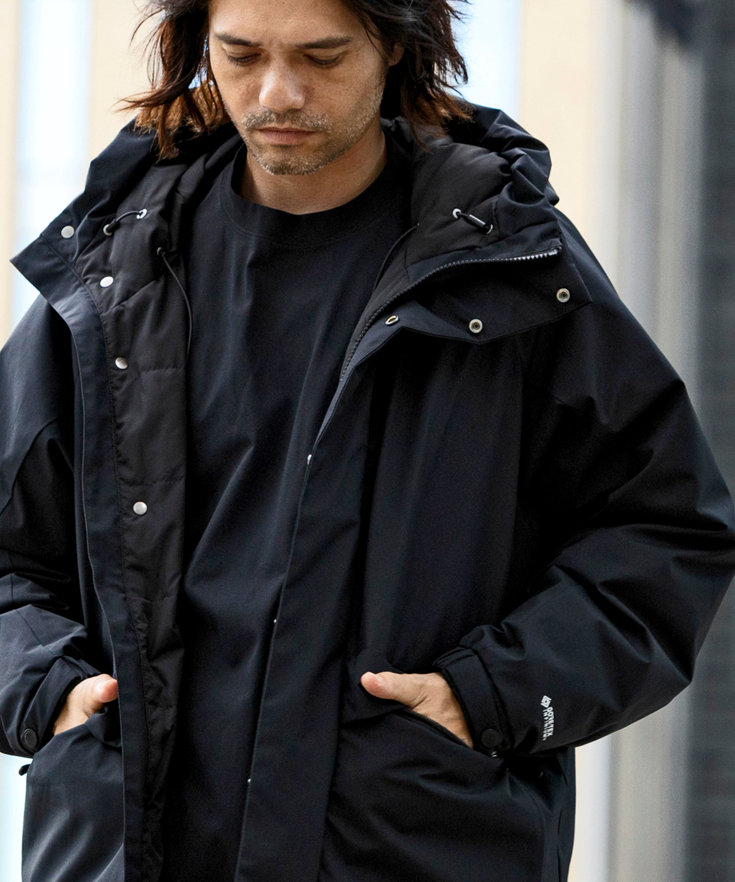 プラスフェニックス +phenix フラップポケットダウンジャケット WINDS