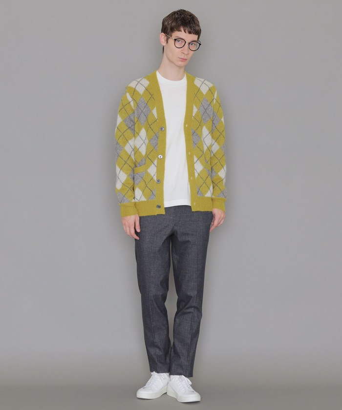 モヘヤアーガイルカーディガン(507515165)｜HANKYU MEN'S / 阪急メンズ