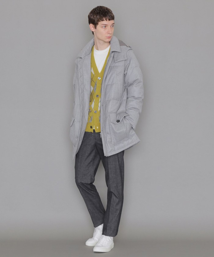 美品✨ワンダフルワールド　アーガイル柄カーディガン　モヘヤ ふんわりアーガイル柄カーディガン - ベルーナ【公式】