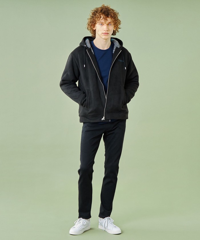 WEB限定】バックチェックボアパーカー(507517081)｜HANKYU MEN'S