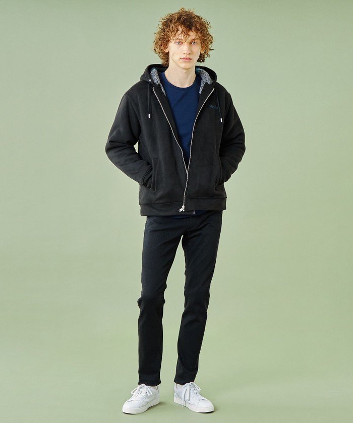 WEB限定】バックチェックボアパーカー(507517081)｜HANKYU MEN