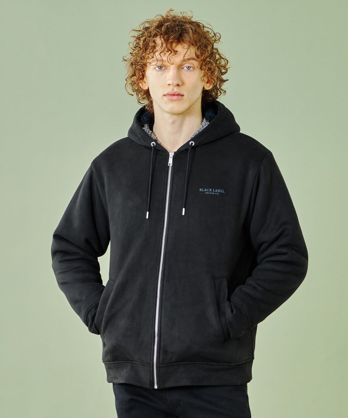 BRIEFING ブラックボアパーカーLサイズ　美品 WEB限定】バックチェックボアパーカー(507517081)｜HANKYU MEN'S