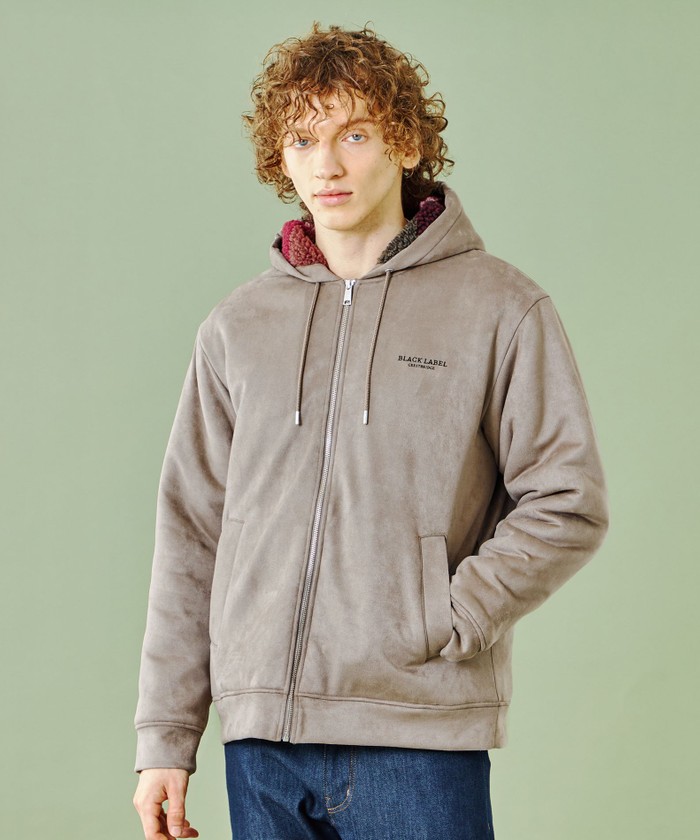 WEB限定】バックチェックボアパーカー(507517081)｜HANKYU MEN'S