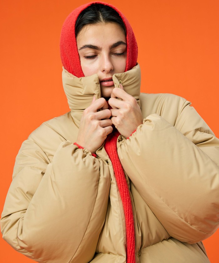 BEIGE，LACAN / ドロスト付きショートダウン LACAN / ドロスト付きショートダウン / BEIGE, | ファッション