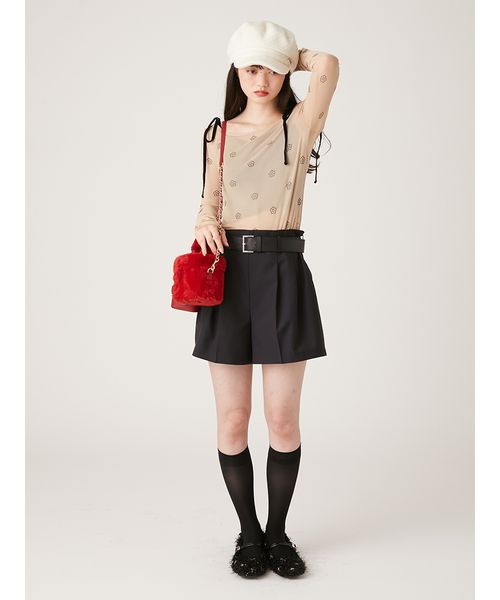 LILY BROWN×MARY QUANT】デイジー柄シアーチュールトップス(507512511