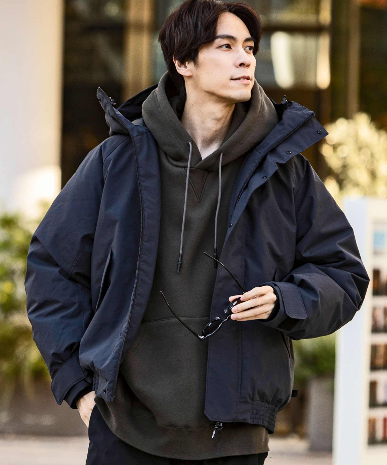 プラスフェニックス +phenix BOMBER DOWN JACKET ボマー(507609659