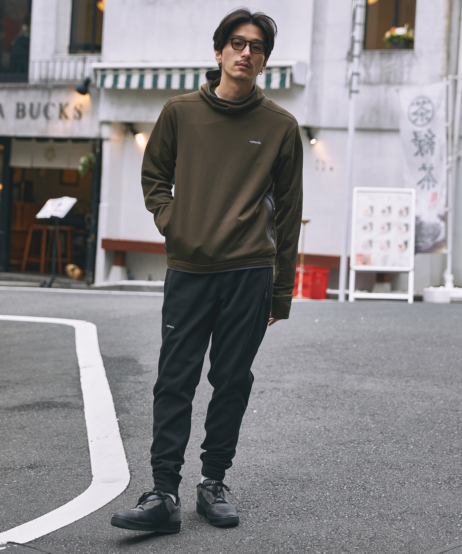 プラスフェニックス +phenix POWER STRETCH PULL OVE(507611439