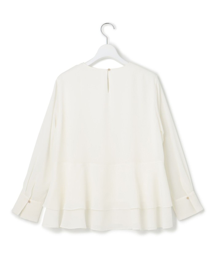 【洗える】テプラマットシフォン ブラウス 洗える】テプラマットシフォン ブラウス（KKWWGS0034