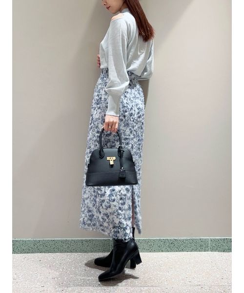 フェザージャガードプリントスカート SNIDEL｜フェザージャガードプリントスカート | Rakuten Fashion