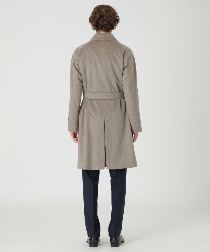 一部店舗限定】COLOMBOカシミヤベルテッドバルマカーンコート