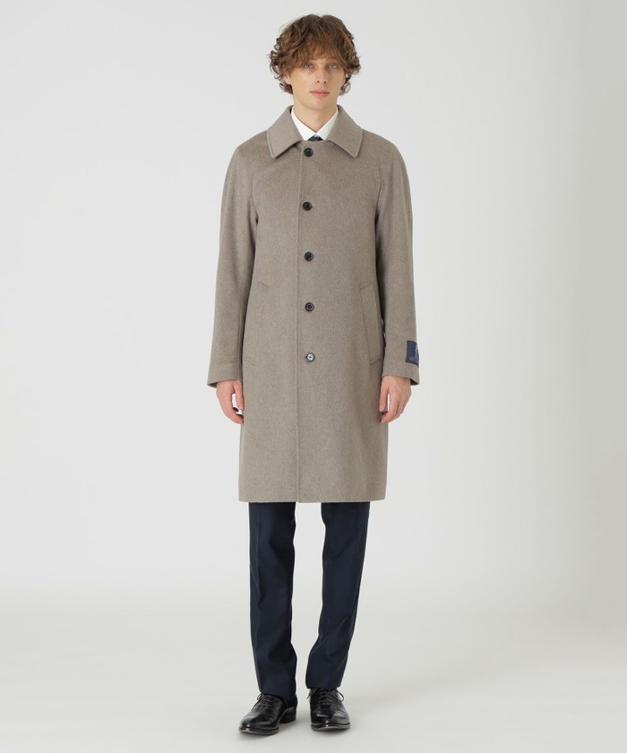 一部店舗限定】COLOMBOカシミヤベルテッドバルマカーンコート