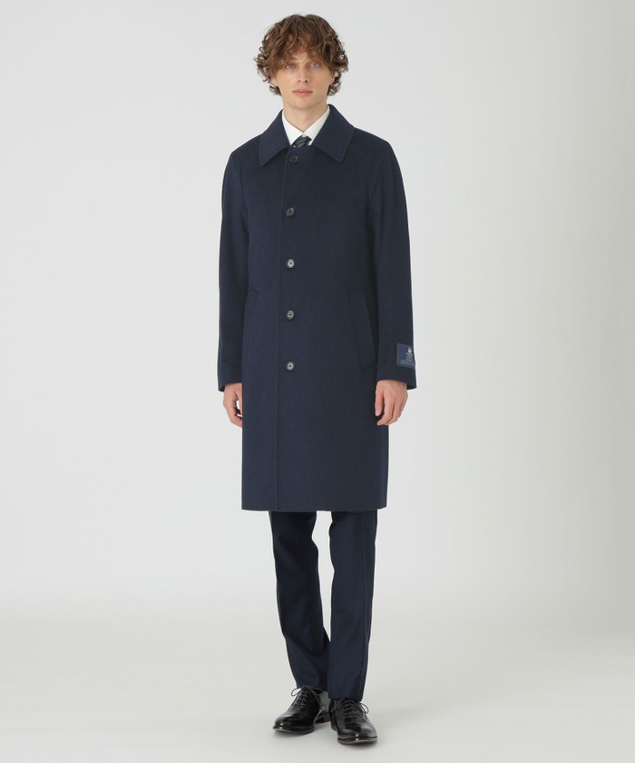 一部店舗限定】COLOMBOカシミヤベルテッドバルマカーンコート