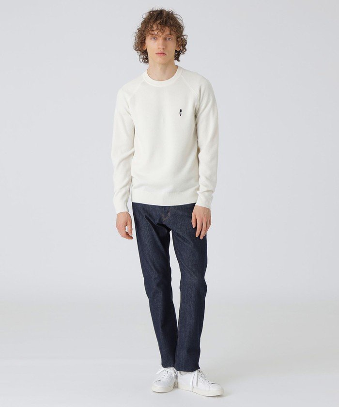 カシミヤミックスガーズマンニット(507517076)｜HANKYU MEN