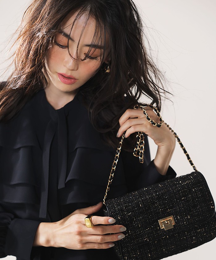 GIOLICA ツイード ショルダーバッグ(507621573)｜阪急百貨店公式通販