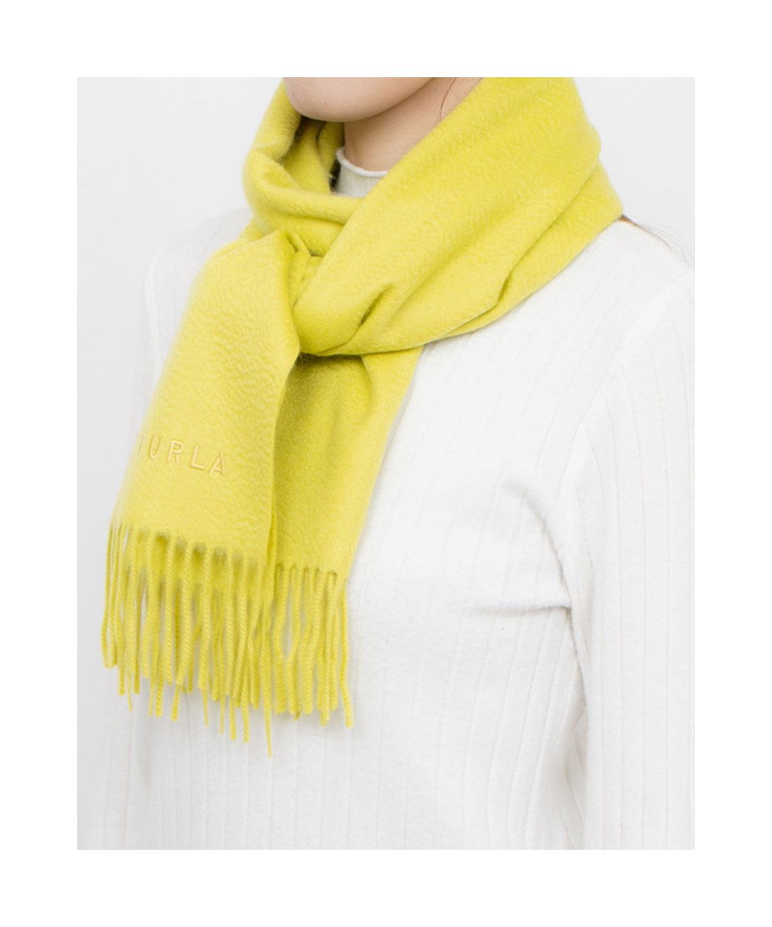 カシミヤ100% 無地マフラー／30cm幅／洗えるカシミヤ(506865673)｜阪急