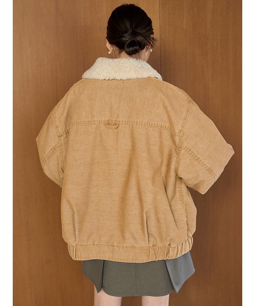 衿ボアコーデュロイブルゾンSWFC251035 衿ボアコーデュロイブルゾン(507739501)｜阪急百貨店公式通販