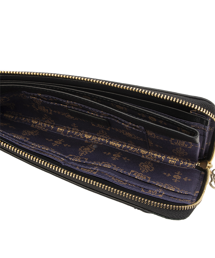 ウィズスネーク Lファスナー薄マチ長財布 / ANNA SUI