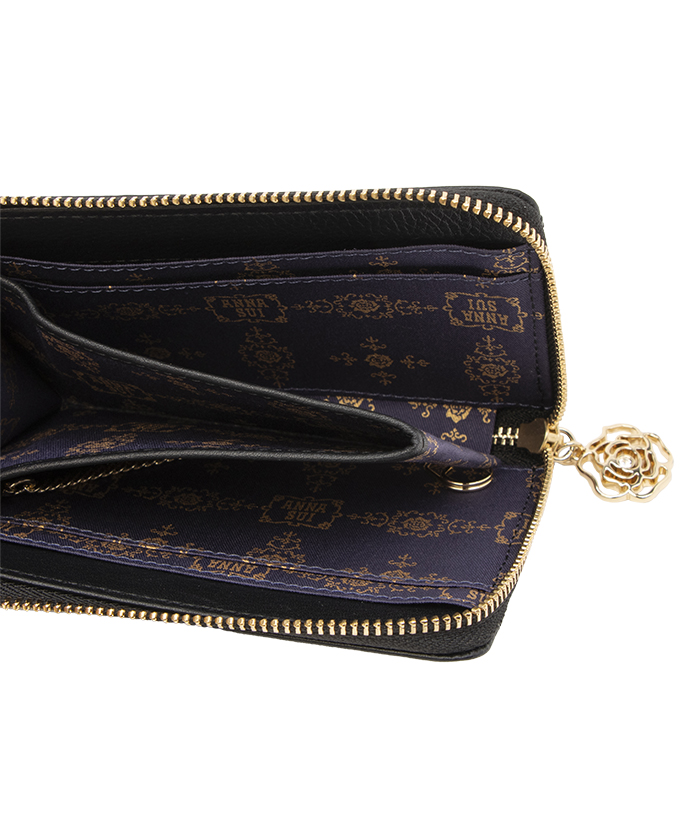 【アナスイ】ANNA SUI ウィズスネーク Lファスナー2つ折り財布 アナスイ ANNA SUI ウィズスネーク Lファスナー2つ折り財布