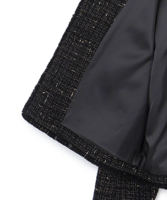 滝沢眞規子さん着用】GIOLICA ボタン ツイード ジャケット(507726212