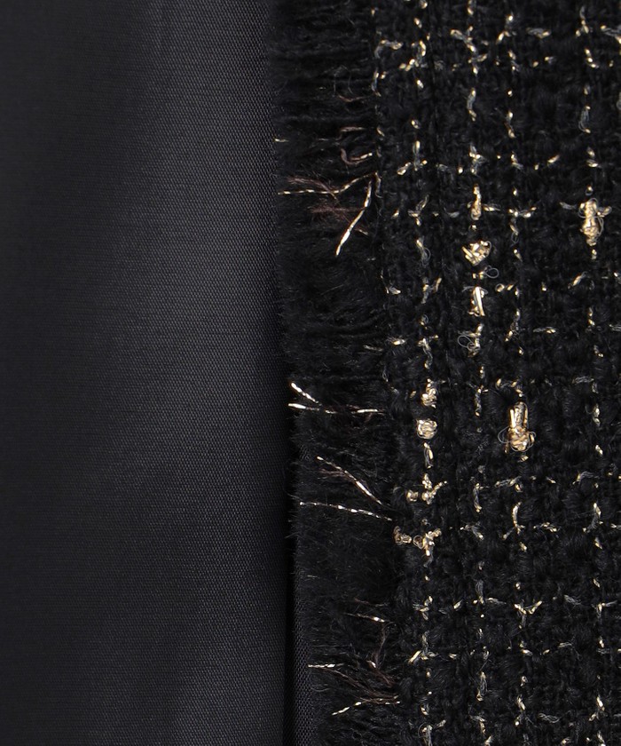 滝沢眞規子さん着用】GIOLICA ボタン ツイード ジャケット(507726212