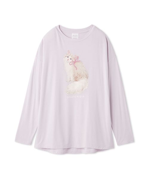 ONLINE限定カラーあり】CATワンポイントロンT(507739585)｜阪急