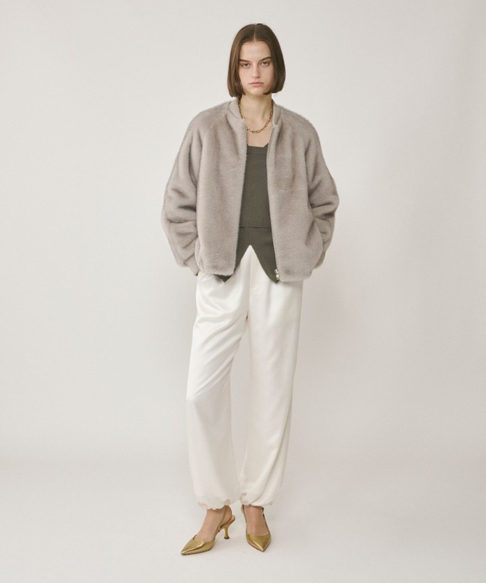 リアルファー【ミンク】ブルゾン フェイクミンクファーブルゾン （ブルゾン）｜GRACE CONTINENTAL