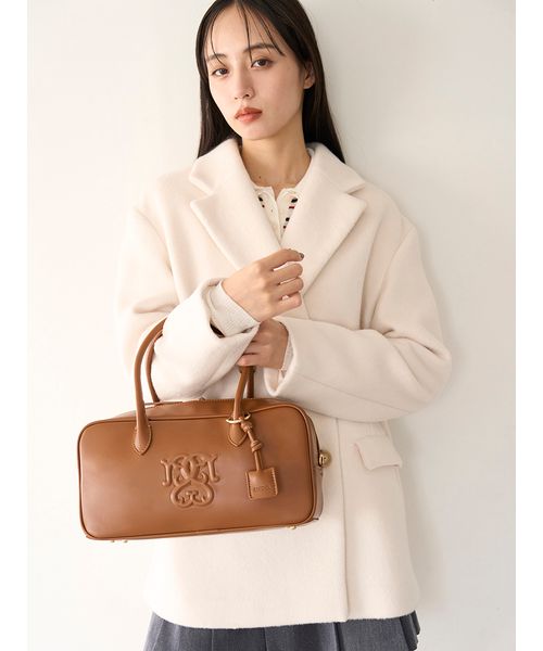 【SNIDEL】エンボスロゴボストンバッグ エンボスロゴボストンバッグ(506896507)｜阪急百貨店公式通販