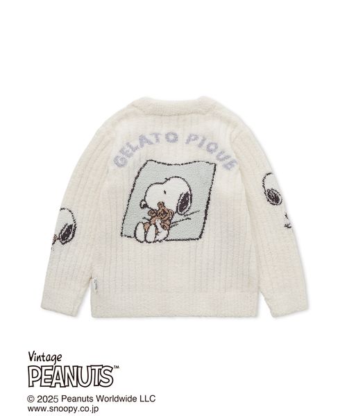 PEANUTS】【KIDS】SNOOPY×BEAR ジャガードカーディガン