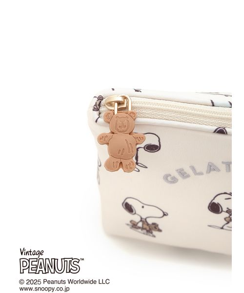 PEANUTS】SNOOPY×BEAR 総柄ティッシュポーチ(507769671)｜阪急