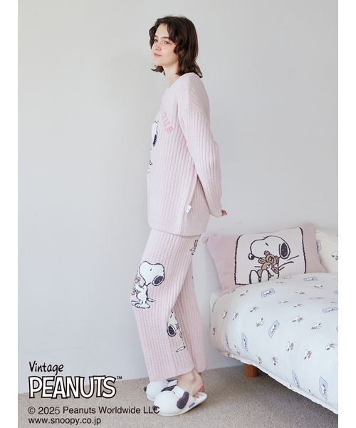 【PEANUTS】SNOOPY×BEAR ワンポイントロンT&ロングパンツ PEANUTS】【KIDS】SNOOPY×BEAR ワンポイントロンT｜gelato pique