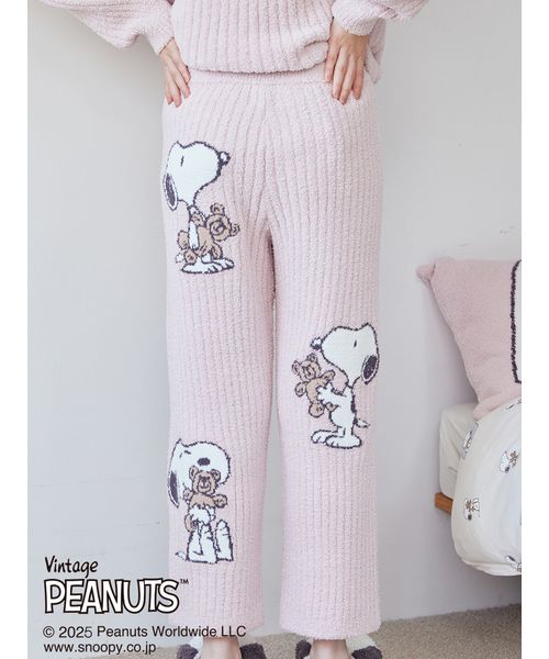 PEANUTS】SNOOPY×BEAR ジャガードロングパンツ(507769676)｜阪急