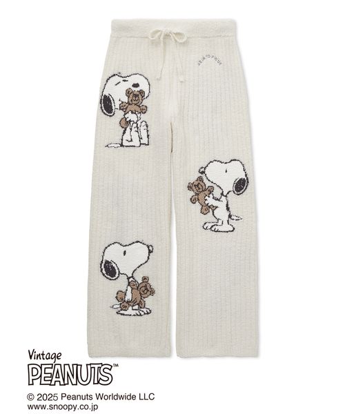 PEANUTS】SNOOPY×BEAR ジャガードロングパンツ(507769676)｜阪急
