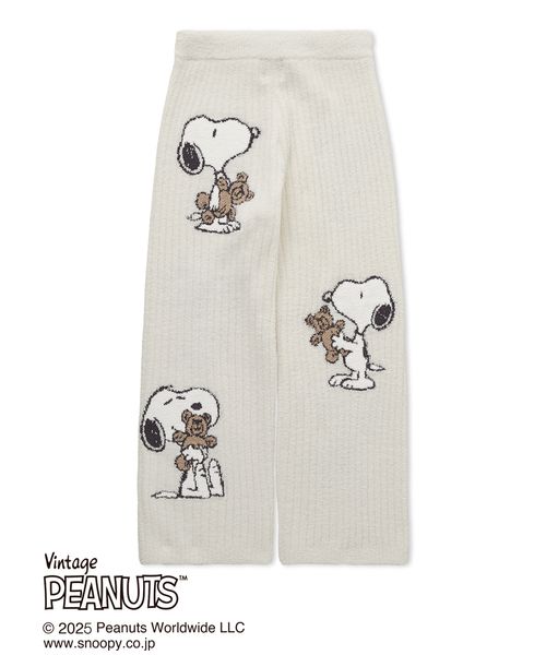 正規品♡スヌーピー♡ジャガードセット＆ソックス♡オフホワイト 正規品♡スヌーピー♡ジャガードセット＆ソックス♡オフホワイト
