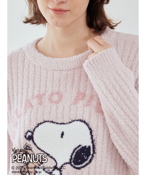 PEANUTS】SNOOPY×BEAR ジャガードプルオーバー(507769679)｜阪急