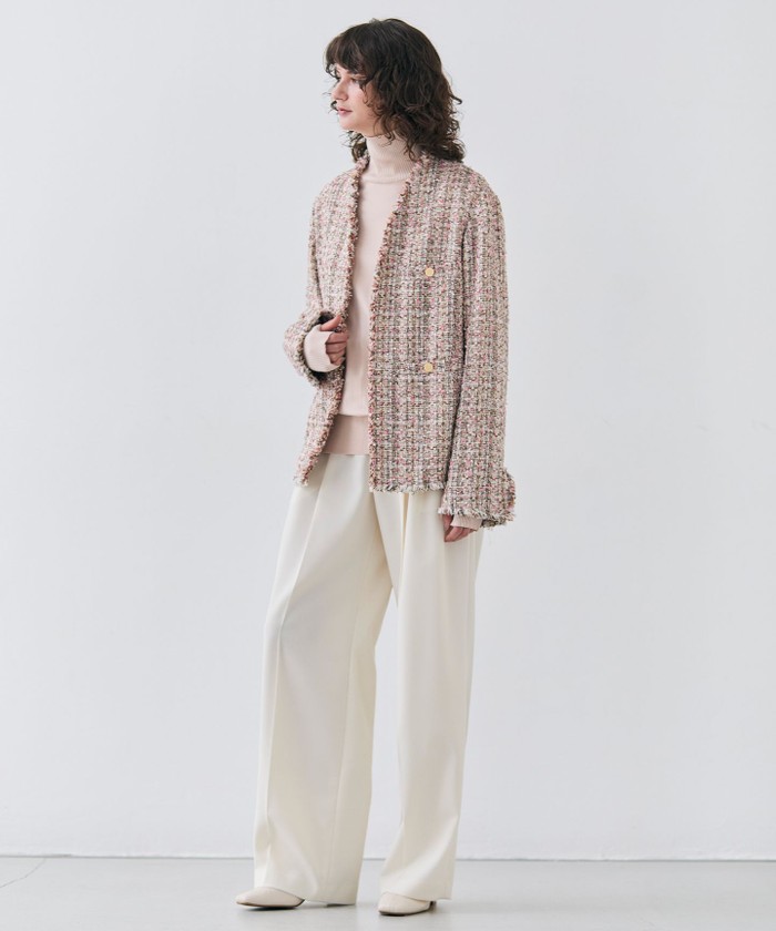 Oggi 4月号掲載】TEASEL / オーバーサイズツイードジャケット