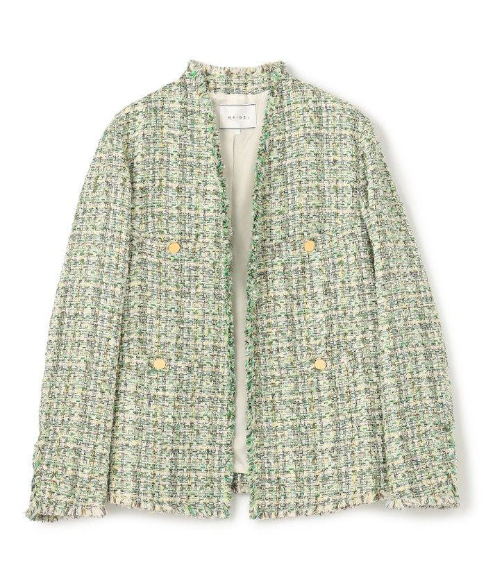 Otte 未開封ツイードジャケット Lサイズ 未使用】 Otte アイドル