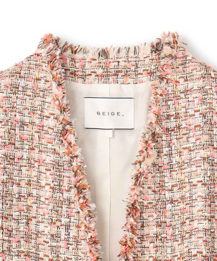 Oggi 4月号掲載】TEASEL / オーバーサイズツイードジャケット