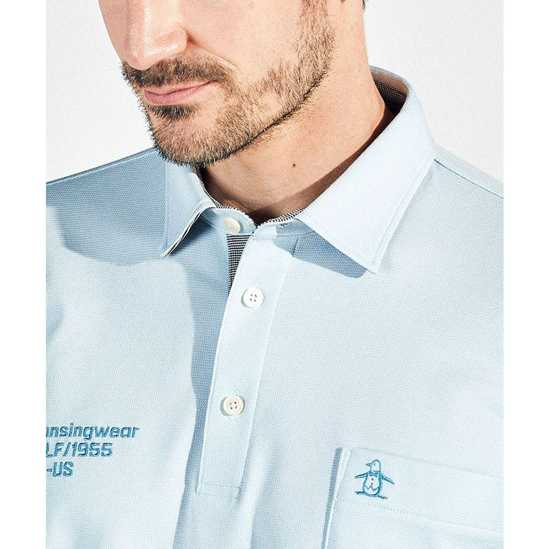 マンシングウェア Munsingwear サンスクリーンNIRドット鹿の子長袖ポ