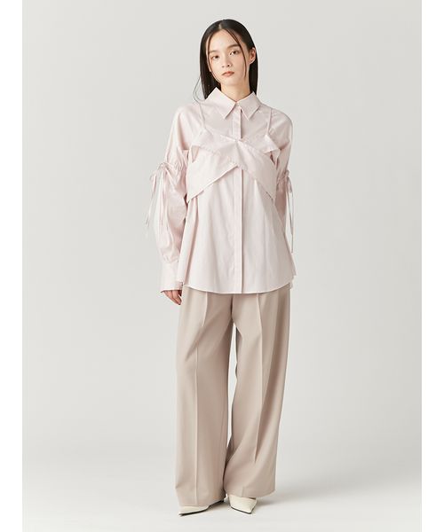 FRAY I.D シャツデザインキャミビスチェ フレイ アイディー FRAY I.D シャツデザインキャミビスチェ