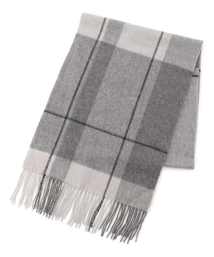 カシミヤ チェック マフラー(507552103)｜阪急百貨店公式通販サイト