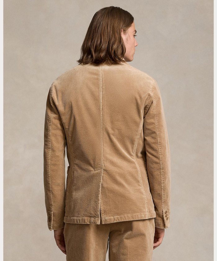 モダン ストレッチ コーデュロイ スーツ ジャケット(507769756 