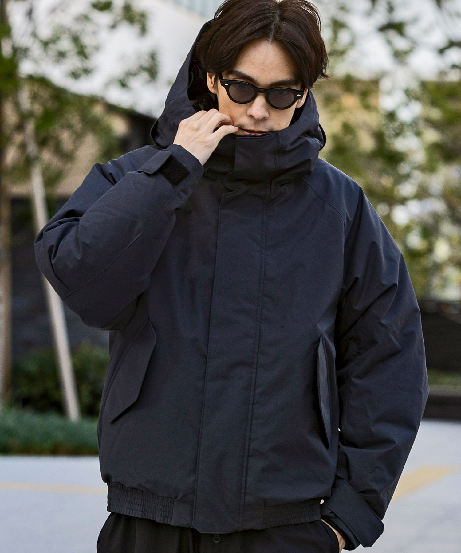 プラスフェニックス +phenix BOMBER DOWN JACKET ボマー(507609659