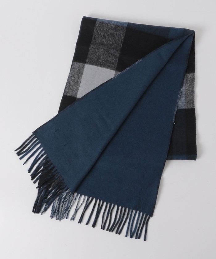 クレストブリッジチェックリバーシブルマフラー(507743547)｜HANKYU