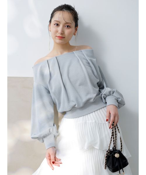 オフショルタックスウェット　SNIDEL オフショルタックスウェット(507805759)｜阪急百貨店公式通販